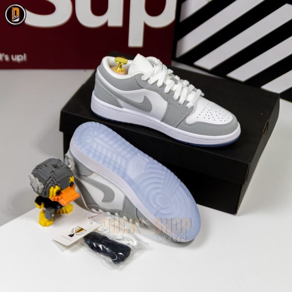 Giày Nike Air Jordan 1 Low Wolf Grey - Hình ảnh 8