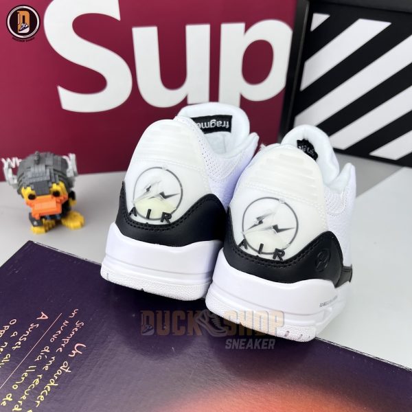 Giày Nike Air Jordan 3 x Fragment ‘White’ Siêu Cấp - Hình ảnh 5