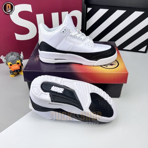 Giày Nike Air Jordan 3 x Fragment ‘White’ Siêu Cấp - Hình ảnh 7