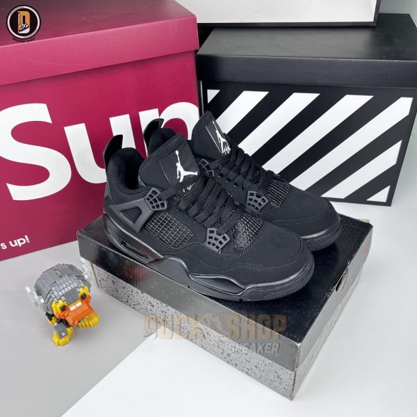 Giày Nike Air Jordan 4 Black Cat - Hình ảnh 2