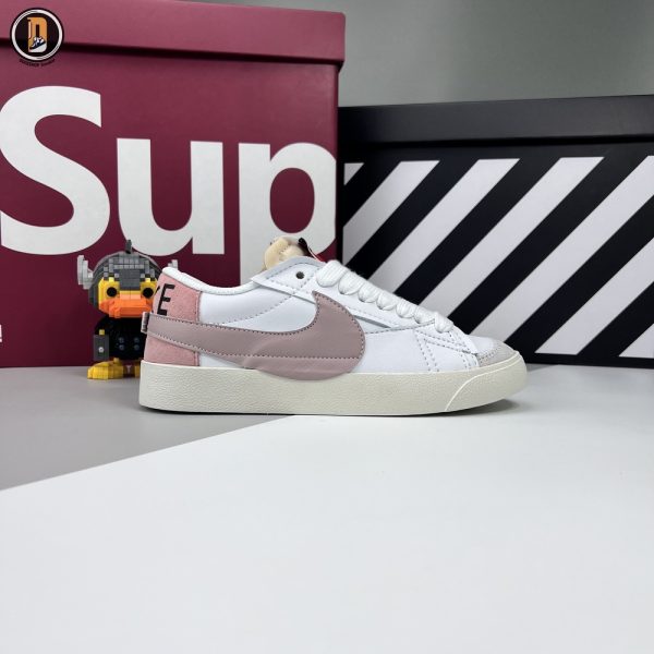 Giày Nike Blazer Low Jumbo White Pink Oxford