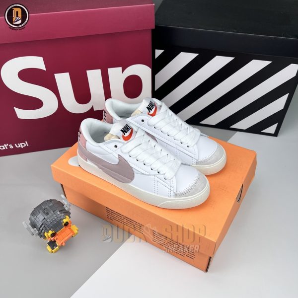 Giày Nike Blazer Low Jumbo White Pink Oxford - Hình ảnh 2