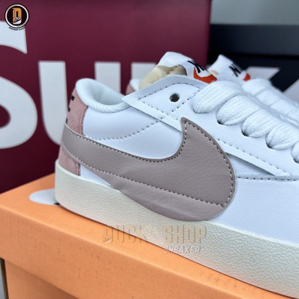 Giày Nike Blazer Low Jumbo White Pink Oxford - Hình ảnh 3