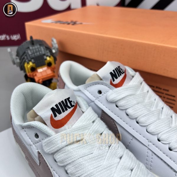 Giày Nike Blazer Low Jumbo White Pink Oxford - Hình ảnh 5