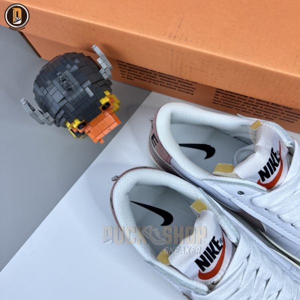 Giày Nike Blazer Low Jumbo White Pink Oxford - Hình ảnh 7