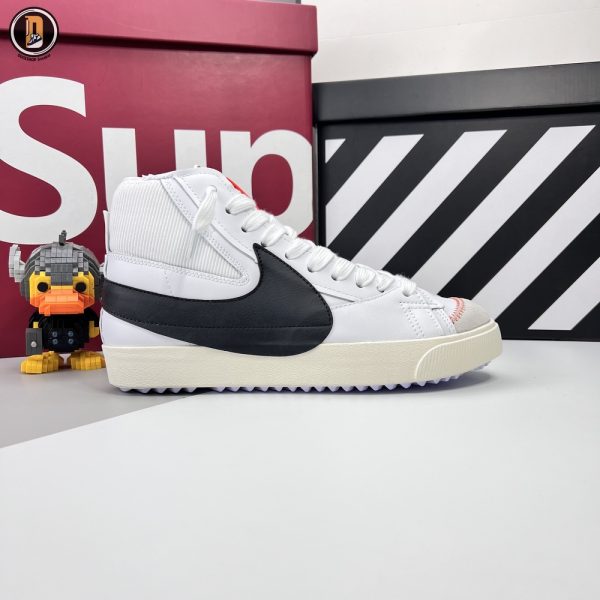 Giày Nike Blazer Mid 77 Jumbo White Black Like Auth