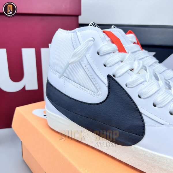 Giày Nike Blazer Mid 77 Jumbo White Black Like Auth - Hình ảnh 3