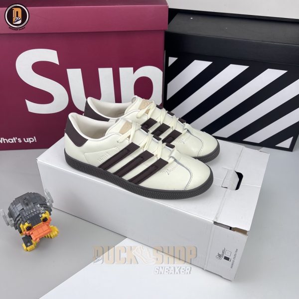 Giày Adidas Gazelle x Foot Industry Leather White Brown - Hình ảnh 2