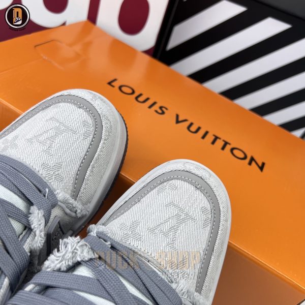 Giày Louis Vuitton LV Xám Vải - Hình ảnh 5