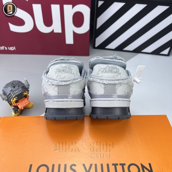 Giày Louis Vuitton LV Xám Vải - Hình ảnh 6