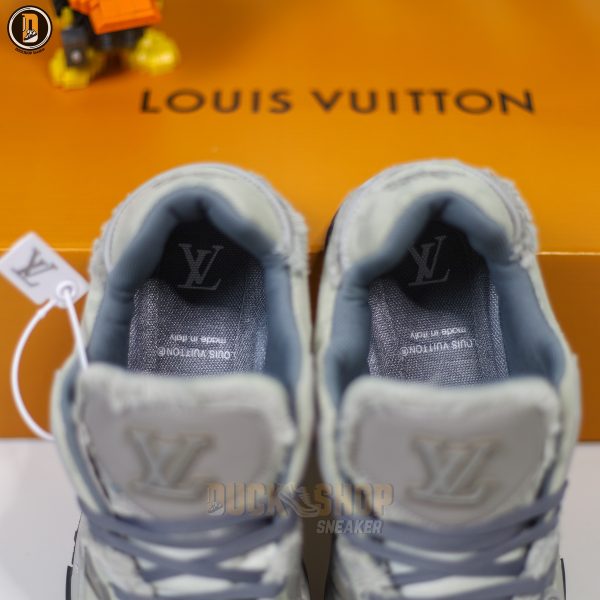 Giày Louis Vuitton LV Xám Vải - Hình ảnh 11