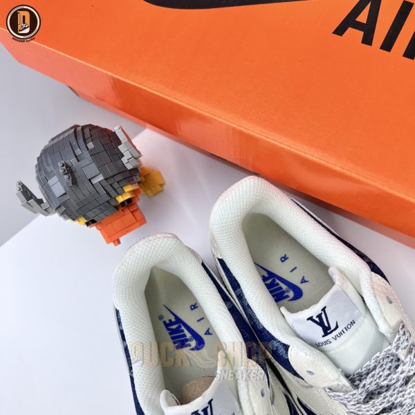 Giày Louis Vuitton x Nike Air Force 1 Low Denim - Hình ảnh 8