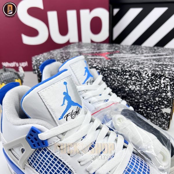 Giày Nike Air Jordan 4 Retro Military Blue - Hình ảnh 4
