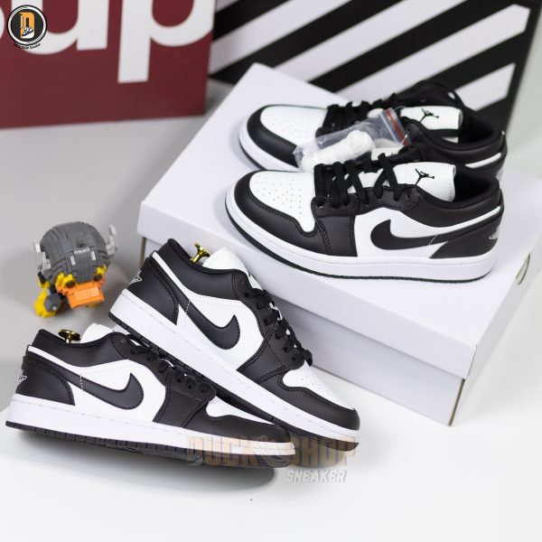 Giày Nike Air Jordan 1 Low Panda Đen Trắng - Hình ảnh 4
