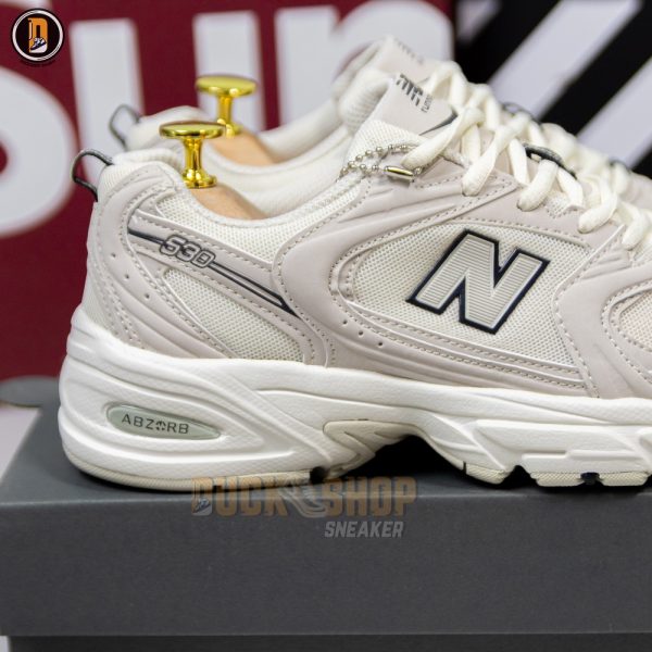 Giày New Balance 530v2 Retro Khaki Khaki Running Beige Kem - Hình ảnh 8