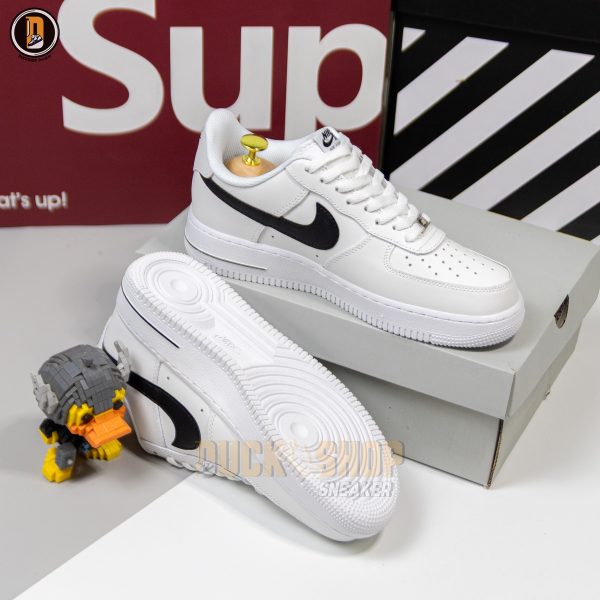 Giày Nike Air Force 1 White Black - Hình ảnh 9