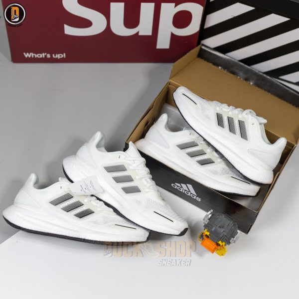 Giày Adidas Pure Boost 22 Trắng Đen - Hình ảnh 11