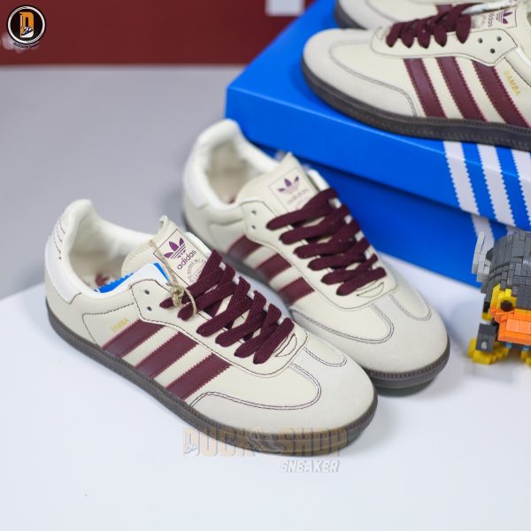 Giày Adidas Samba OG Maroon - Hình ảnh 2