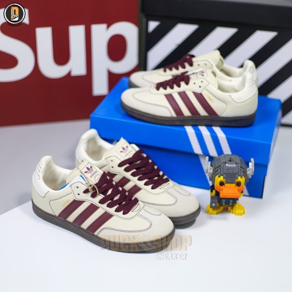 Giày Adidas Samba OG Maroon - Hình ảnh 11