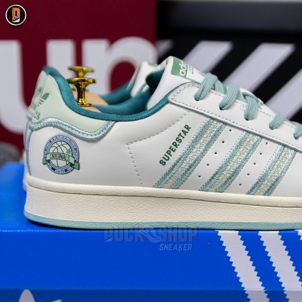 Giày Adidas Superstar Light Green Beige - Hình ảnh 7