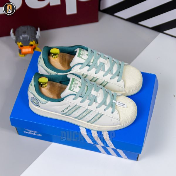 Giày Adidas Superstar Light Green Beige - Hình ảnh 2