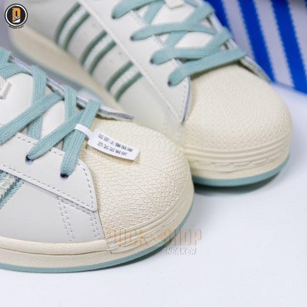 Giày Adidas Superstar Light Green Beige - Hình ảnh 6