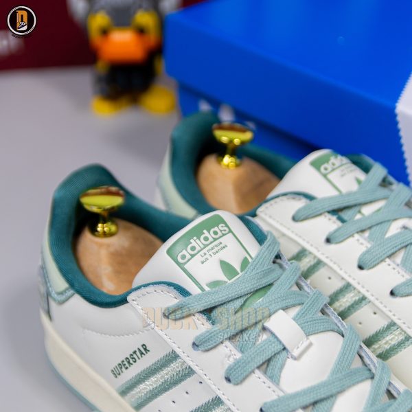 Giày Adidas Superstar Light Green Beige - Hình ảnh 5