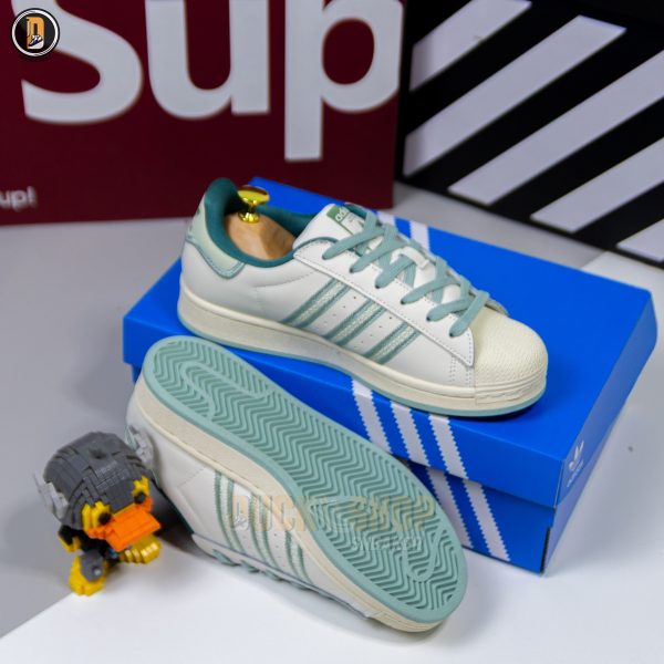 Giày Adidas Superstar Light Green Beige - Hình ảnh 10