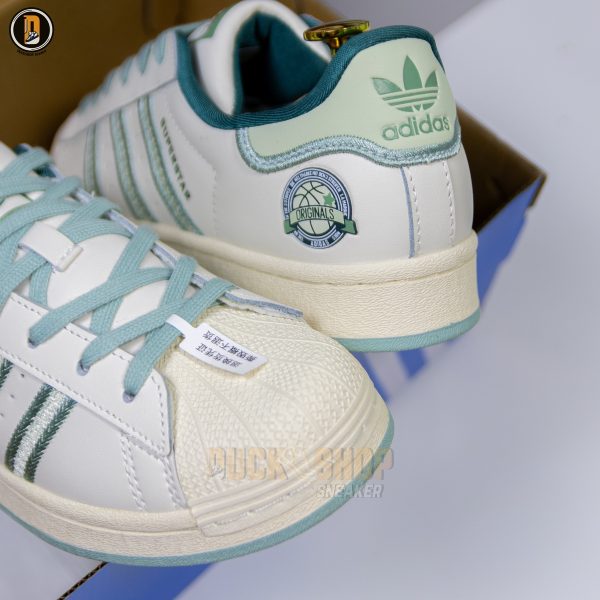 Giày Adidas Superstar Light Green Beige - Hình ảnh 4