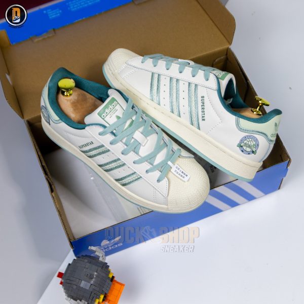 Giày Adidas Superstar Light Green Beige - Hình ảnh 3
