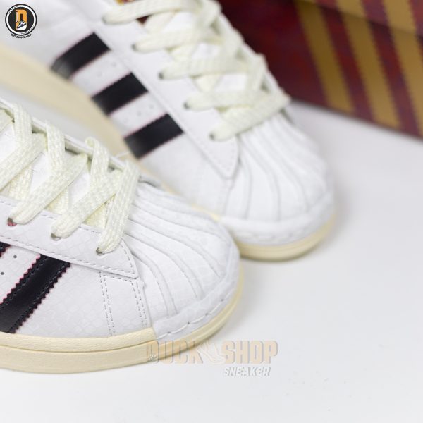 Giày Adidas x YU NAGABA Superstar Off-White Burgundy - Hình ảnh 7