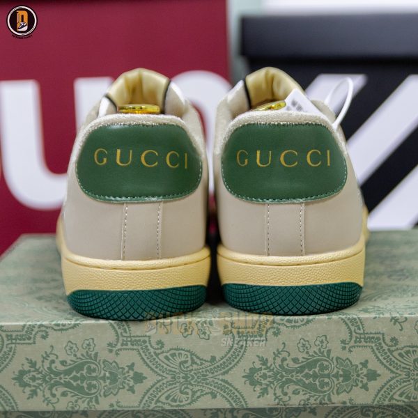 Giày Gucci Screener Distressed Green Orange - Hình ảnh 9