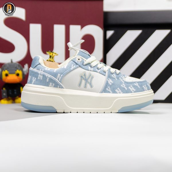 Giày MLB Chunky Liner Denim Mono SL New York Yankees Blue