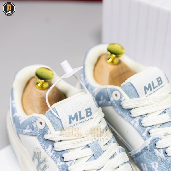 Giày MLB Chunky Liner Denim Mono SL New York Yankees Blue - Hình ảnh 5