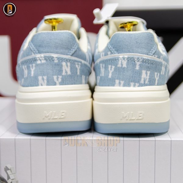 Giày MLB Chunky Liner Denim Mono SL New York Yankees Blue - Hình ảnh 8