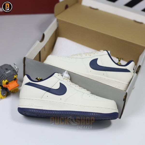 Giày Nike Air Force 1 Low Cream Navy Kem Than - Hình ảnh 11