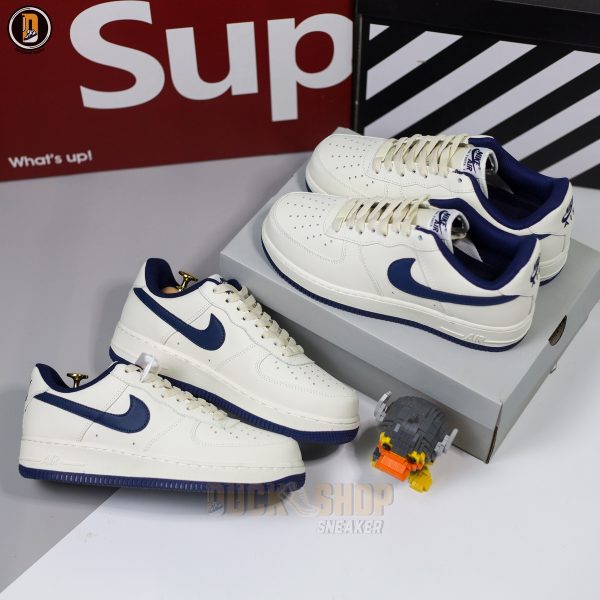Giày Nike Air Force 1 Low Cream Navy Kem Than - Hình ảnh 13