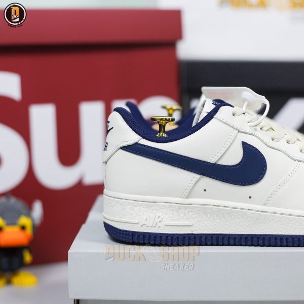Giày Nike Air Force 1 Low Cream Navy Kem Than - Hình ảnh 6