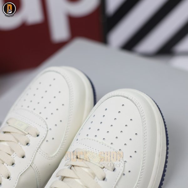 Giày Nike Air Force 1 Low Cream Navy Kem Than - Hình ảnh 7