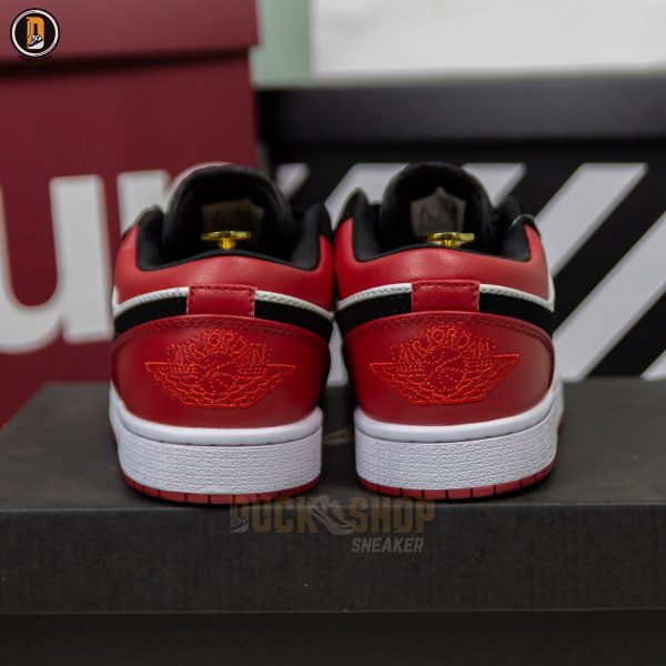 Giày Nike Air Jordan 1 Low Black Toe - Hình ảnh 7