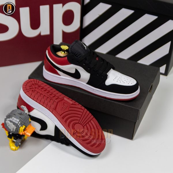 Giày Nike Air Jordan 1 Low Black Toe - Hình ảnh 8