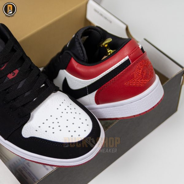 Giày Nike Air Jordan 1 Low Black Toe - Hình ảnh 4
