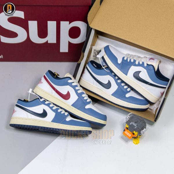 Giày Nike Air Jordan 1 Low SE Shoes Armory Navy - Hình ảnh 10