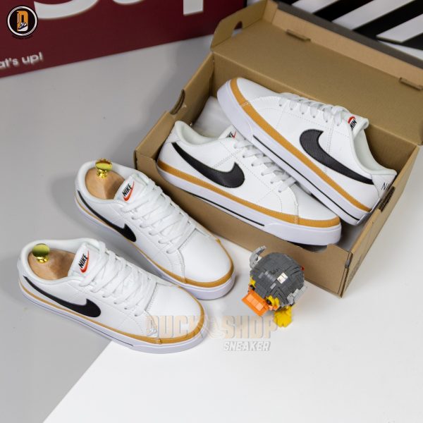 Giày Nike Court Legacy White Desert Ochre - Hình ảnh 11