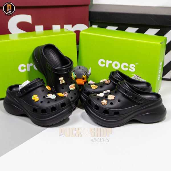 Dép Sục Crocs Bella Black - Hình ảnh 3