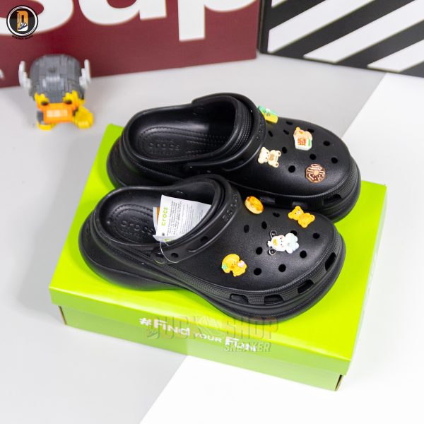 Dép Sục Crocs Bella Black - Hình ảnh 2