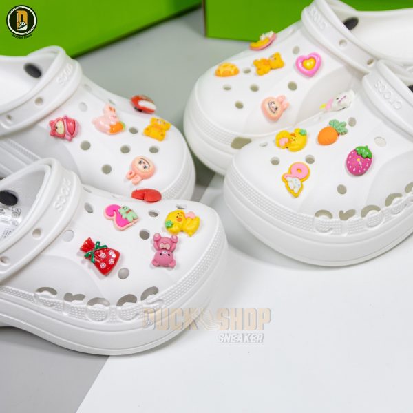 Dép Sục Crocs Bella White - Hình ảnh 6