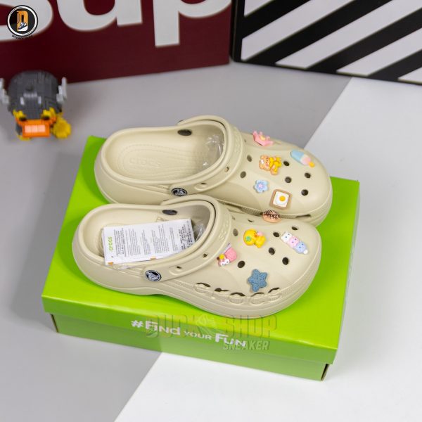 Dép Sục Crocs Bella Winter White - Hình ảnh 2