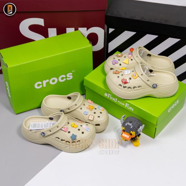Dép Sục Crocs Bella Winter White - Hình ảnh 6