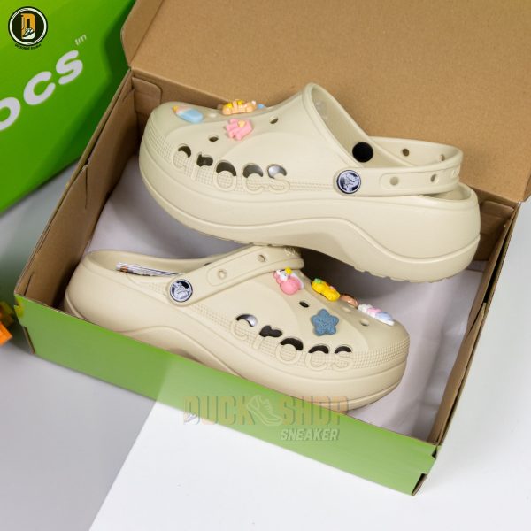Dép Sục Crocs Bella Winter White - Hình ảnh 3